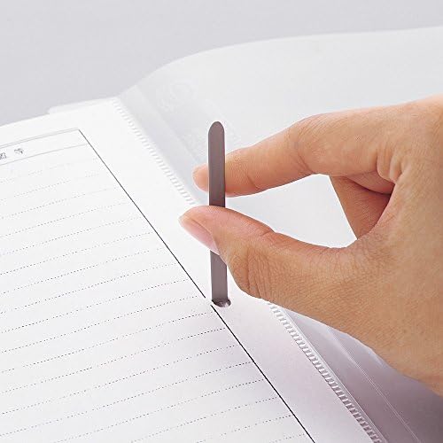 Lihit Lab F8CU-50 Paper Fasteners, Pack of 50, Gray
