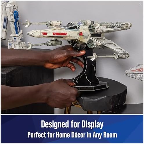 4D Build Star Wars T-65 X-Wing Starfighter 3D Puzzle Model Kit for Adults