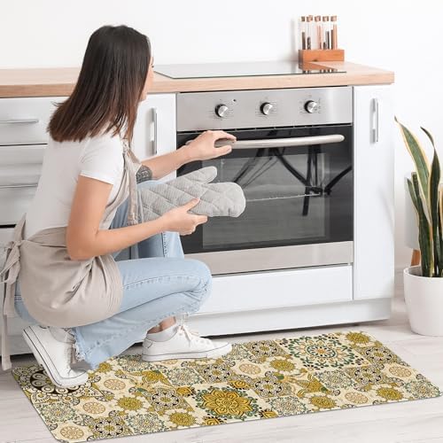 Kitchen Rugs and Mats Set of 2,Floor Mats for Home Kitchen Decor Mat