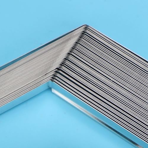 Aramox 50pcs File Fasteners Metal 2 Hole Paper Fasteners for A4 Documents 80mm Hole Spacing 35mm Capacity with Binding Clamp Lightweight for Office School Filing