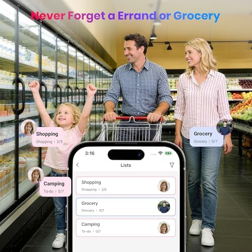 BIGASUO 10.1" Digital Calendar, Smart Touchscreen Interactive Display, Electronic Organizer for Monthly, Weekly & Daily Agenda, Chore Chart, Meal Planner, To Do List, Family Schedules, Picture Frame