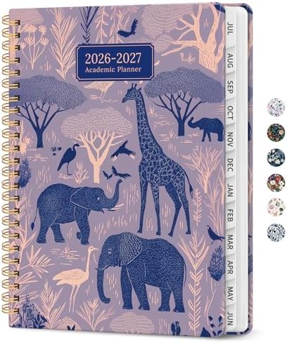 Planner 2026-2027, Monthly & Weekly Jul 2026-Jun 2027 Calendar Planner