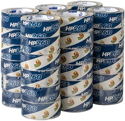 Duck High Performance Clear Packing Tape Refills - 36 Rolls of HP260 Strong Packaging Tape for Shipping, Moving, Mailing & Storage Boxes - 3" Core, 1.88 Inch x 60 Yards, Clear (1144714)