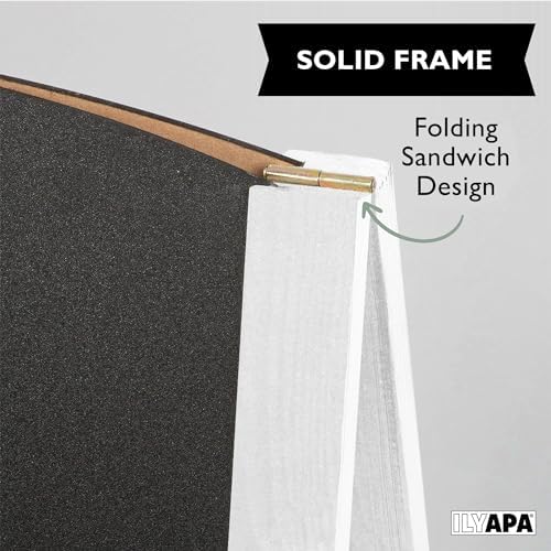 Ilyapa A Frame Chalk Board Easel Sign 20x40 in - Sandwich Signs Outdoor