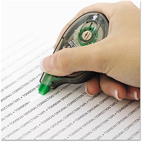 Tombow 68620 MONO Correction Tape, Non-Refillable, 1/6" x 394", White Tape