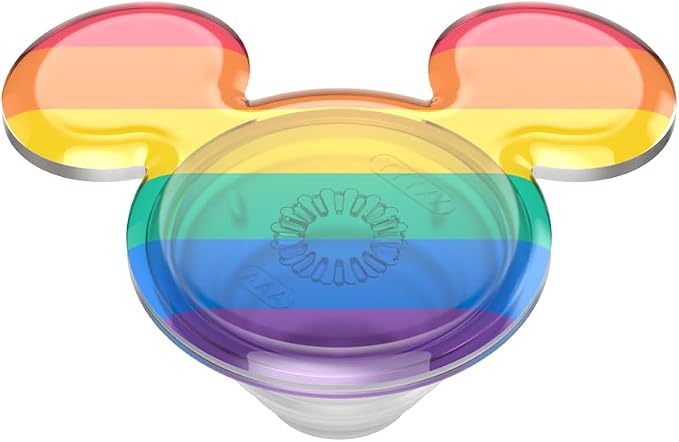 PopSockets Adhesive Phone Grip, Holder, Phone Stand, Disney - Rainbow Mickey