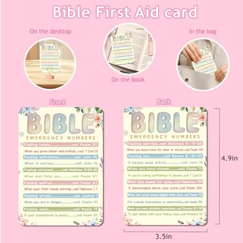 HRFGWDD 91-Piece Bible Study Supplies, Bible Journaling Kit for Women