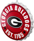 foco NCAA Team Logo Metal Bottle Cap Hanging Wall Sign