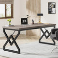 Tribesigns 63 inch Executive Desk, Industrial Computer Desk for Home Office