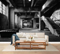 Wall Mural Peel and Stick Design Industrial Interior Large Wallpaper Self Adhesive Contact Paper Removable 3D Wall Sticker for Living Room Bedroom 94"x132"