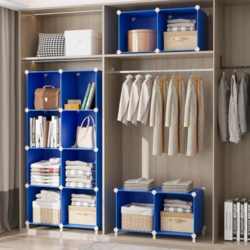 AWTATOS Cube Storage Organizer, 6 Cube Closet Organizers Storage Shelves