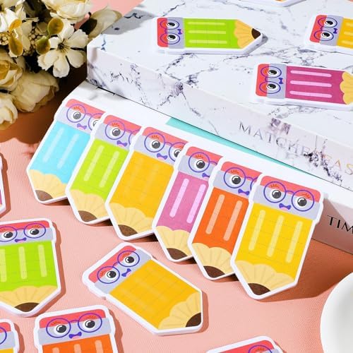 48 Pads 1440 Sheets Pencil Sticky Notes Teacher Note Pads Appreciation Gifts Self Adhesive Memo Pad Cute Gifts