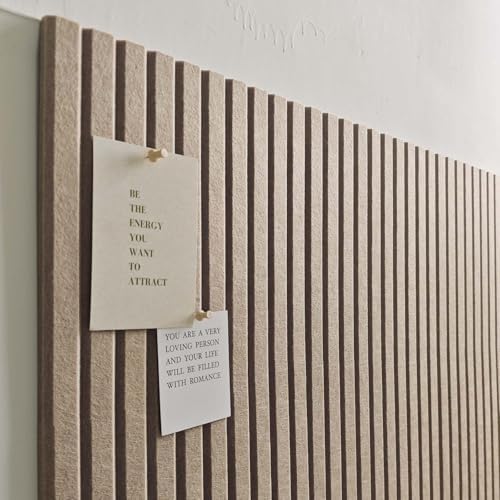 48" x 36" Large Felt Bulletin Board 1/2" Thick, Tan