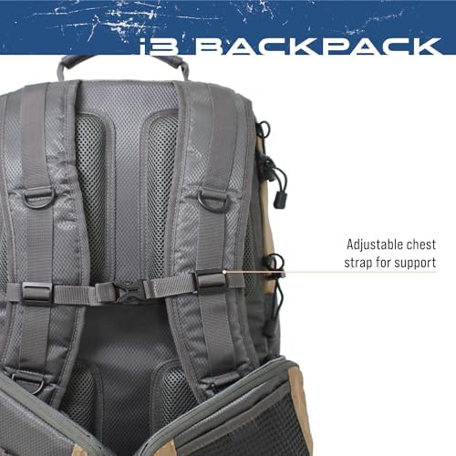 FROGG TOGGS Fishing Sling Pack, Easy Hands-free Fishing Tackle Storage Bag With Water Bottle Pocket