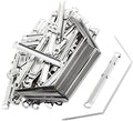 Ruilogod 50 Sets Business Office Metal Paper File Document Binder Clip Clamp Fasteners (id: 2ac a64 a69 4f6 0ea