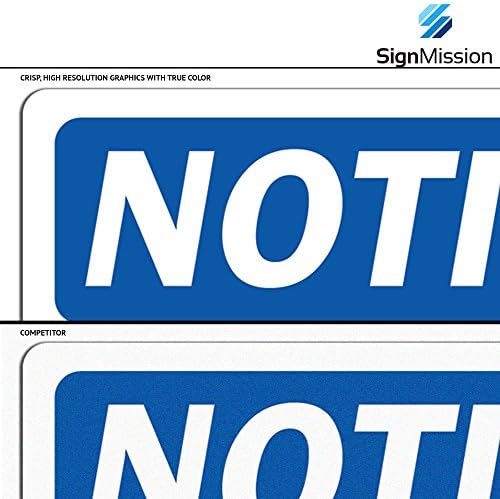 OSHA Notice Sign - Receiving Hours Monday to Friday____ to____ | Rigid Plastic Sign | Protect Your Business, Work Site, Warehouse & Shop Area | Made in The USA