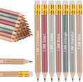 70Pcs Inspirational Golf Pencils Calming Corner Theme 4 inch Short Woodden Pen-cils for Boys, Girls, Students and Teachers Office Supplie Back to School Gift