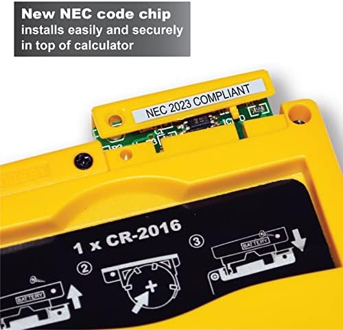 Calculated Industries 5073-2023 ElectriCalc Pro 2023 NEC Upgrade Kit