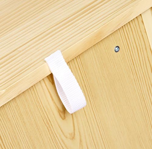 Amazon Basics Block Storage Cabinet, Backpack Organizer Shelf, 8 Compartment Cube Storage for Daycare, Pine Wood, 13" D x 48" W x 30" H