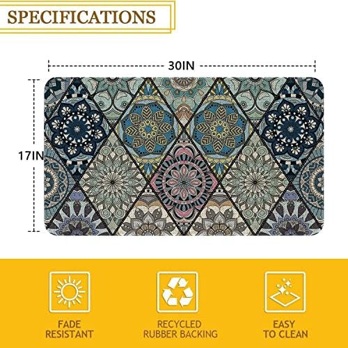 Kitchen Rugs and Mats,Washable Non-Slip Floor Mats Door Mat