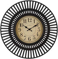 La Crosse Technology 20 Inch Covington Quartz Wall Clock - Black - 404-3051
