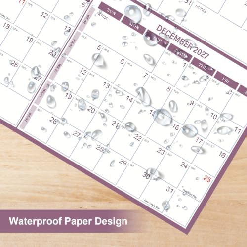 2027 Wall Calendar 32" x 48" Wet & Dry Erase 12 Months Calendar for Wall