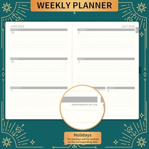 Planner 2026-2027, Academic Planner 2026-2027, 5.75" x 8.25"
