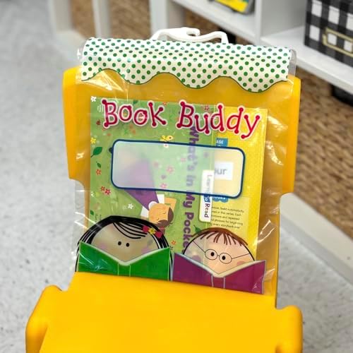 CTP Stick Kids Book Buddy Bags 12-Pack Includes 12 Bags with snap Closure Handles (Creative Teaching Press 11170)
