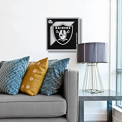 YouTheFan NFL Las Vegas Raiders 3D Logo Series Wall Art