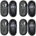 4 Unit Presentation Clickers, Wireless Presenter Remote with Case