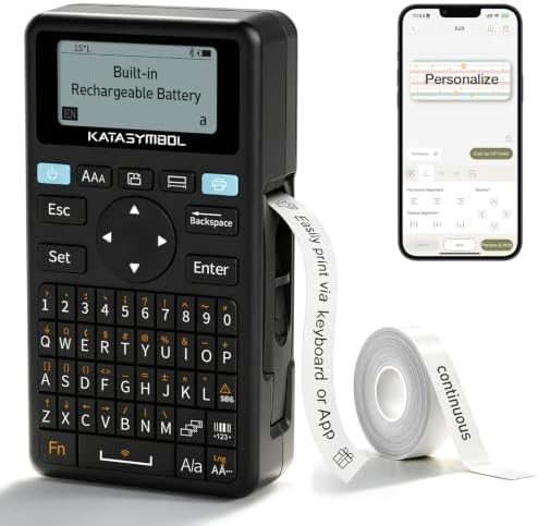 SUPVAN E11 Keyboard & Bluetooth Label Maker Machine