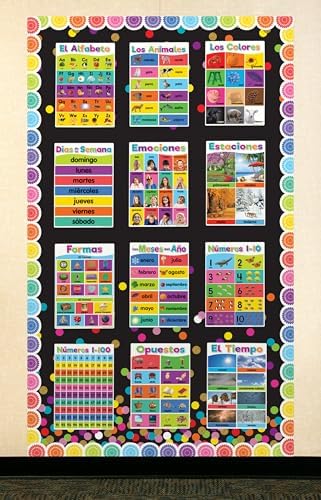 Teacher Created Resources Colorful Confetti on Black Better Than Paper Bulletin Board Roll (TCR77037)