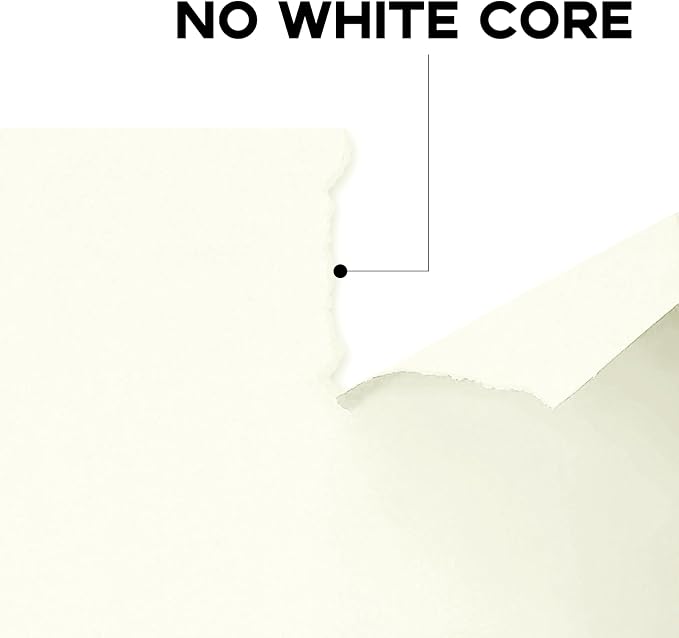 110lb Cream Cardstock 100 Sheets Ivory Cardstock Paper 300 GSM | Goefun Thick Paper for Printing, Invitations, Menus, Poster, DIY Card