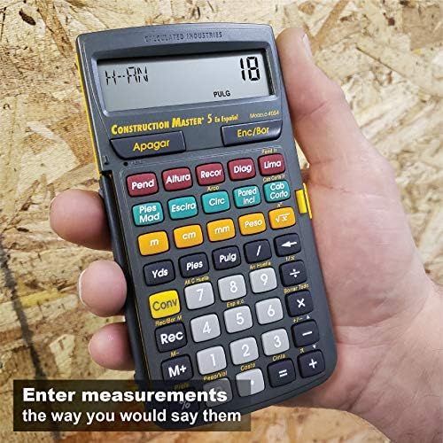 Calculated Industries 4054 Construction Master 5 Calculator