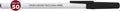 DISCOUNT PROMOS Custom Value Stick Pens Set of 50, Personalized Bulk Pack - Black Ink, Great for Office, School, Business, Tradeshows, Events - Black
