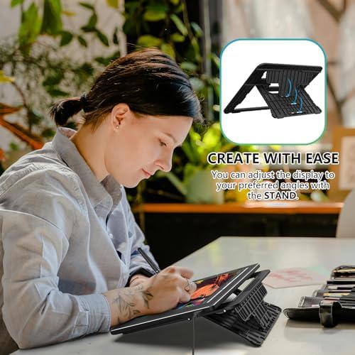 VEIKK VK1200 V3 11.6" Drawing Tablet with Screen,16K Pressure, 1 Stand