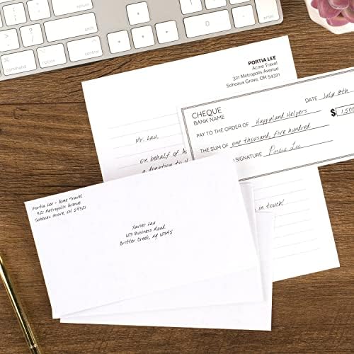 Mead #6-3/4 Envelopes, 3-5/8" x 6-1/2", Security Printed Lining for Privacy, Press-It Seal-It Self Adhesive Closure, White All-Purpose 20-lb Paper Mailing Envelopes, 500 Count (742021)