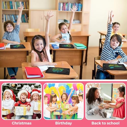 Zhehao 32 Pcs LCD Writing Tablet for Kids 8.5" Erasable Doodle Board