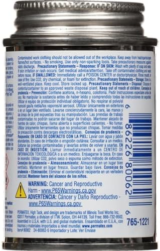 Permatex 80062 High Tack Gasket Sealant, 4 oz., Black