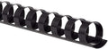 GBC Binding Spines/Spirals/Coils, 3/4" Diameter, 150 Sheet Capacity, CombBind, Black, 100 Pack (4000104)