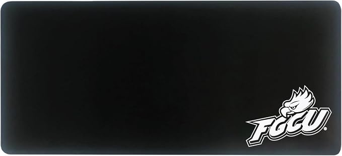 Florida Gulf Coast University Classic Cloth Desk Mat, Durable Office Supplies, Non-Slip Base, Responsive Desk Pad with Smooth Cloth Surface, Black