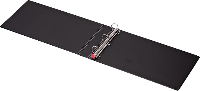 Cardinal Premier Easy Open 11" x 17", Locking Slant-D Ring Binder, 2", Black (12132)