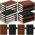 Ceenna 16 Packs Pocket Small Notebook Journals with Pen Holder Mini Notebook Bulk 192 Pages/96 Sheets Hardcover with Thick Lined Paper 3" x 4.4" A7 Small Notepad Business Color for Office Journey