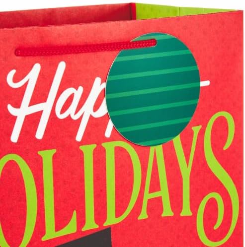 Hallmark Christmas Gift Bags, 8-Pack (Ornaments, Snowman, Let it Snow)