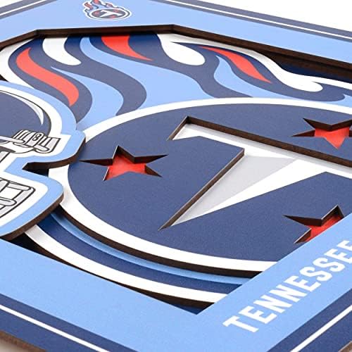 YouTheFan NFL Tennessee Titans 3D Logo Series Wall Art