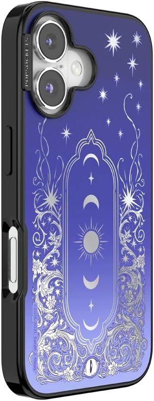 PopSockets iPhone 16 Phone Case with MagSafe, Wireless Charging Compatible, Bookish - Mirror Curse Breaker