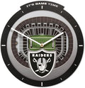 YouTheFan NFL Las Vegas Raiders StadiumView 3D Wall Clock