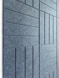 Felt Bulletin Board Tiles | Modern Cork Board Alternative | Large Cork Boards for Walls | Aesthetic Felt Wall Panels for Office & Home Decor | Pinboard & Photo Board (12-Pack) | Denim Blue