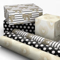 Hallmark Wedding Wrapping Paper Mini Rolls, 3-Pack, 60 Sq. Ft.
