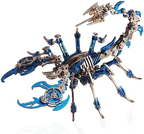 3D Metal Puzzles for Adults, Metal Model Kits Scorpion Metal Building Kit